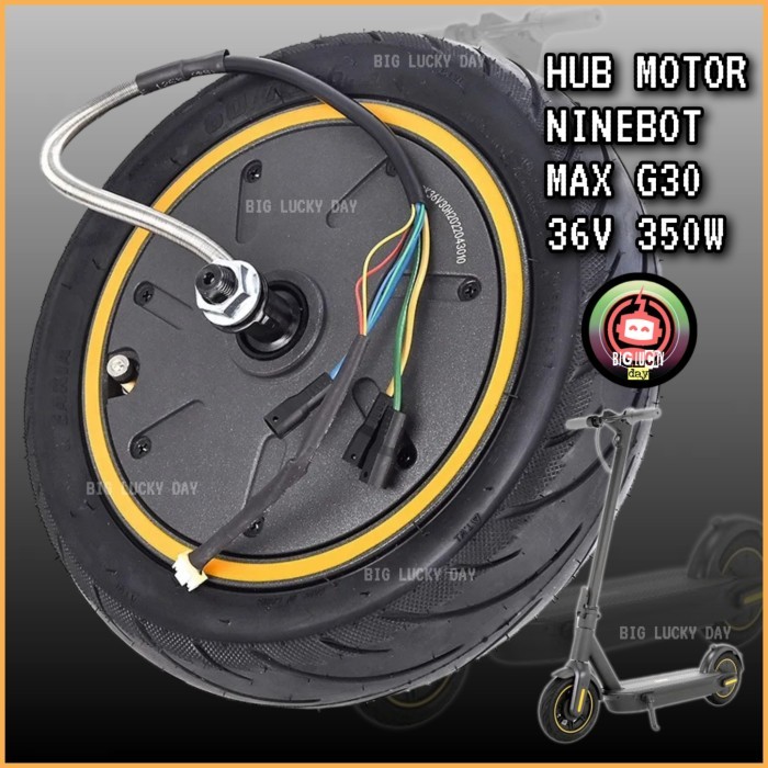 MOTOR DINAMO SCOOTER LISTRIK NINEBOT MAX G30 HUB MOTOR 36V 350W BLDC