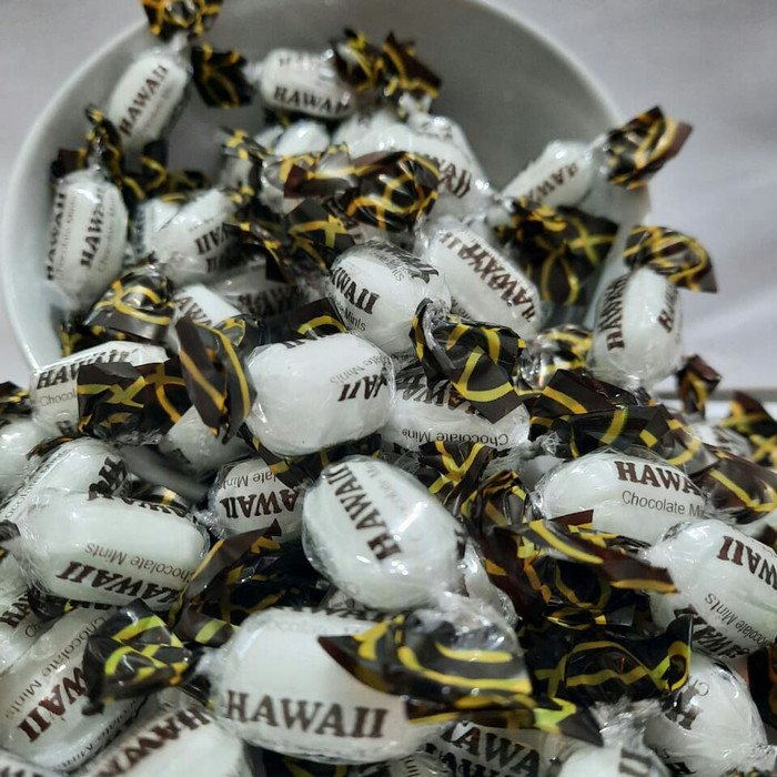 

100PCS Permen Hawaii rasa coklat mint Hawai jadul