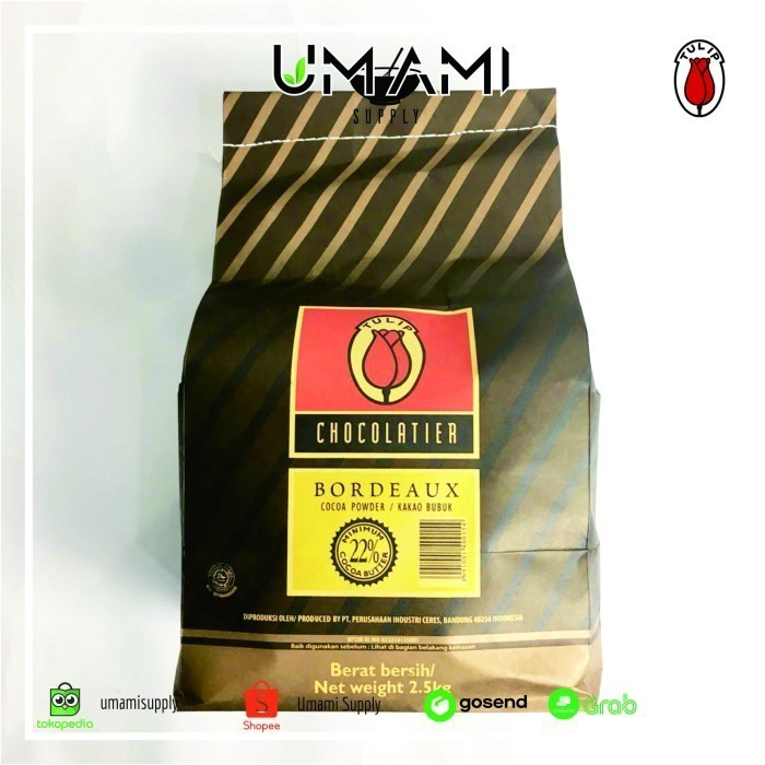 

Tulip - Cocoa Powder / Bubuk Cokelat - Bordeaux - Repack 250gr