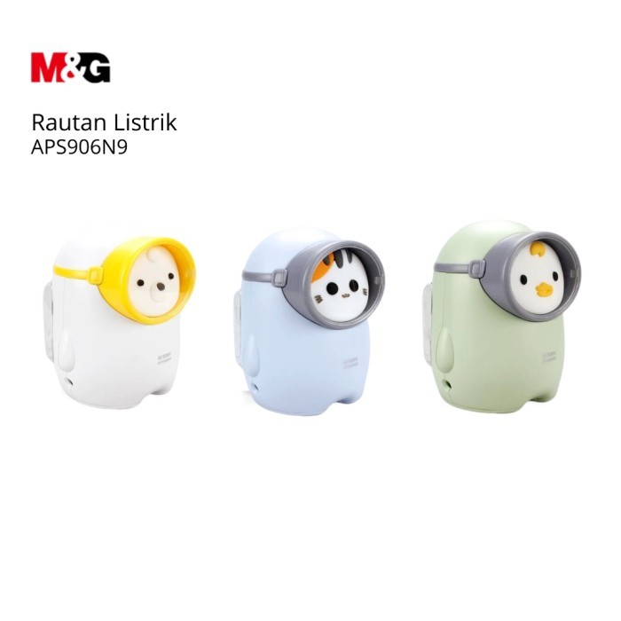 

Rautan Listrik Electric Sharpener M&G Cartoon Dual Power APS906N9 - M&G APS906N9