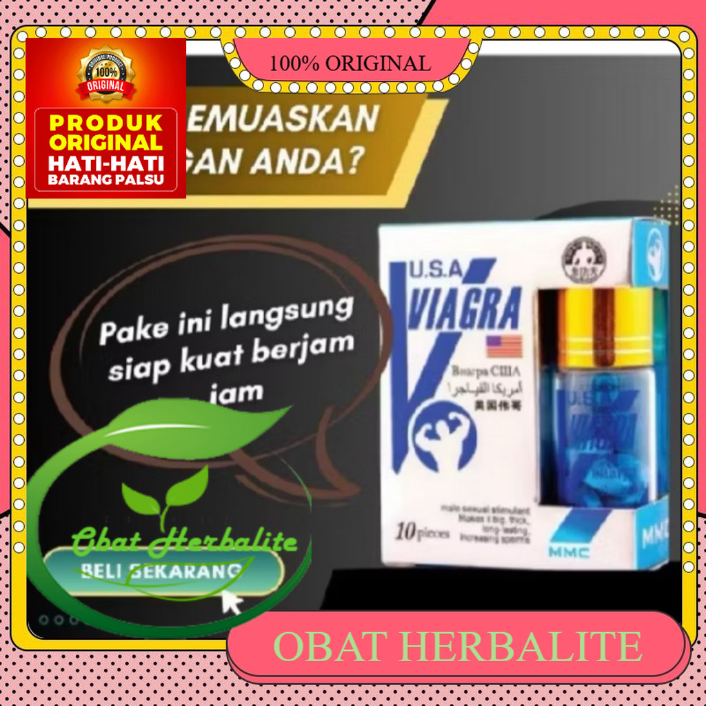 Original 100% Viagraa Herbal MMC Original Import Obat Kuat Pria Tahan Lama Ampuh