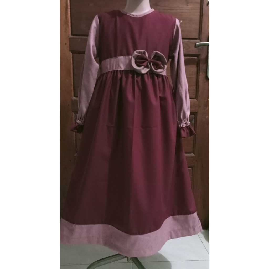 [oddsolshop] pekanbaru/Gamis muslimah anak perempuan