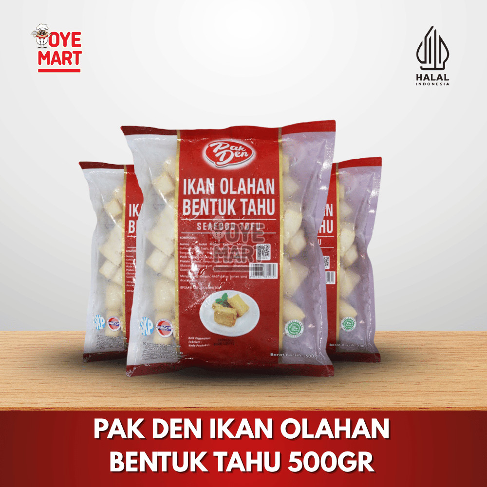 

PAK DEN IKAN OLAHAN BENTUK TAHU 500GR HARGA PROMO BASO IKAN PAKDEN OLAHAN