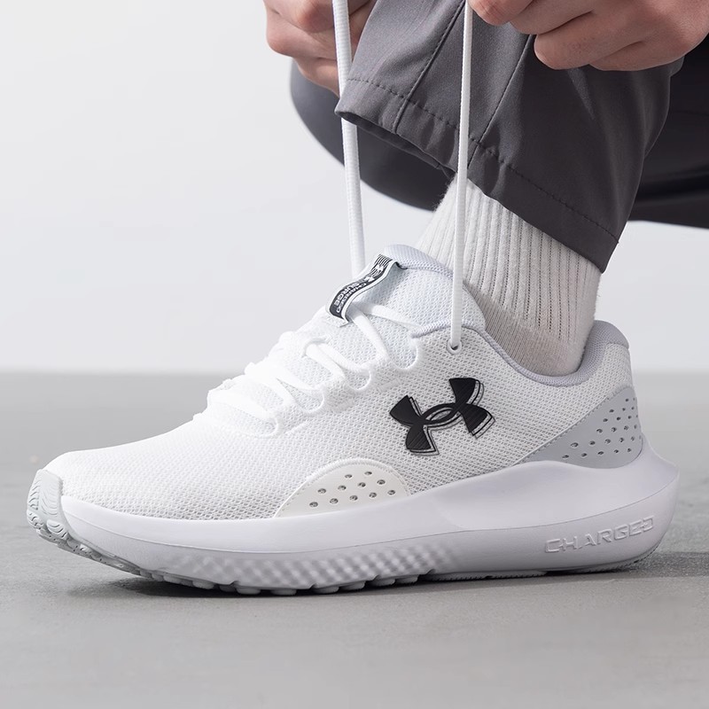 Under ARMOUR men ORIGINAL sports shoes New Charged Surge 4 shock-absorbing breathable running shoes 