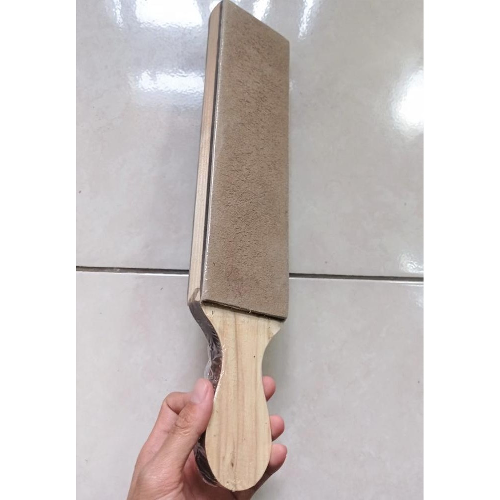 HARGA KHUSUS Stroping Kulit Asah Pisau Golok Finishing - Stroping Kulit