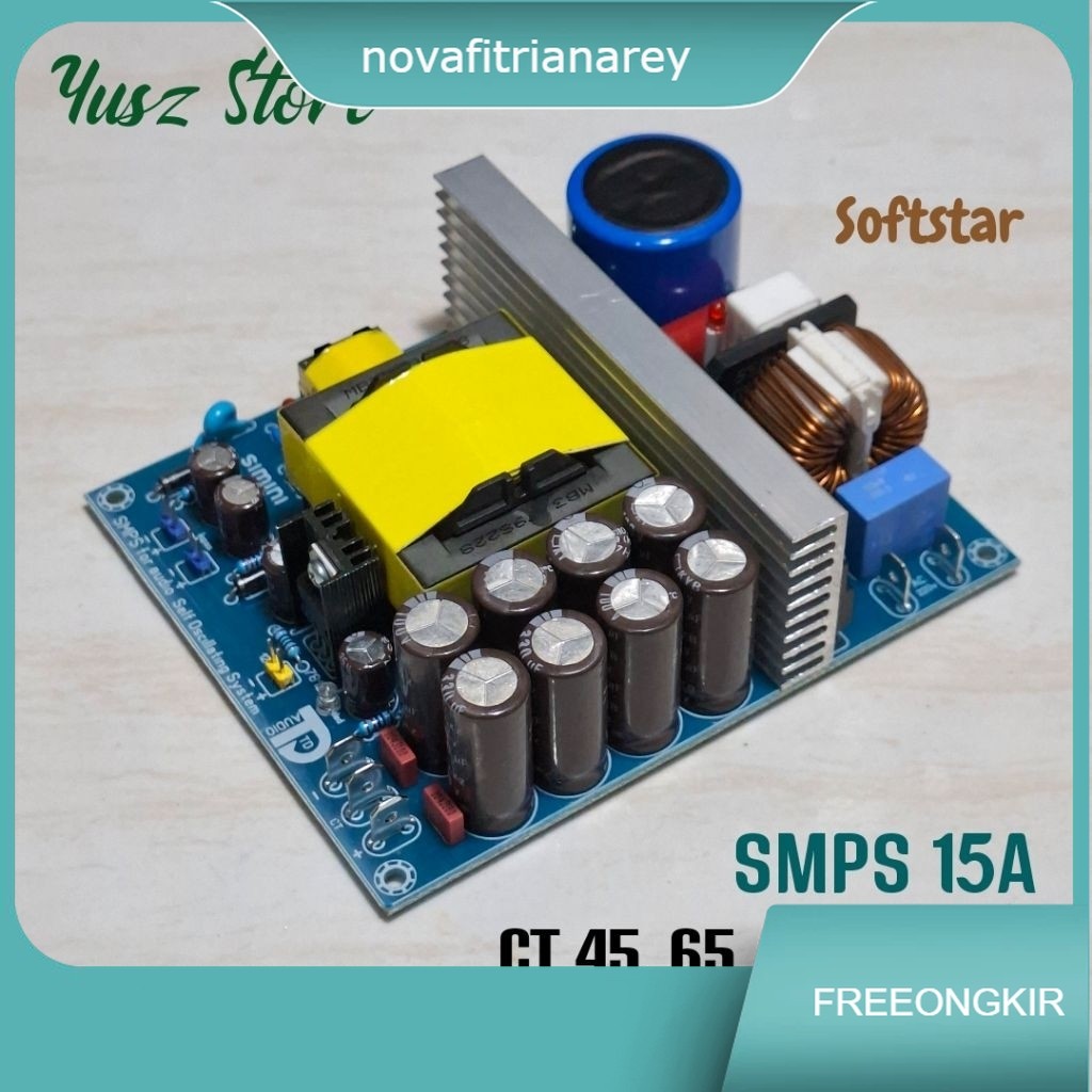 SMPS 15A CT 45v 65v 80v 1000w Load max 1500w Power supply