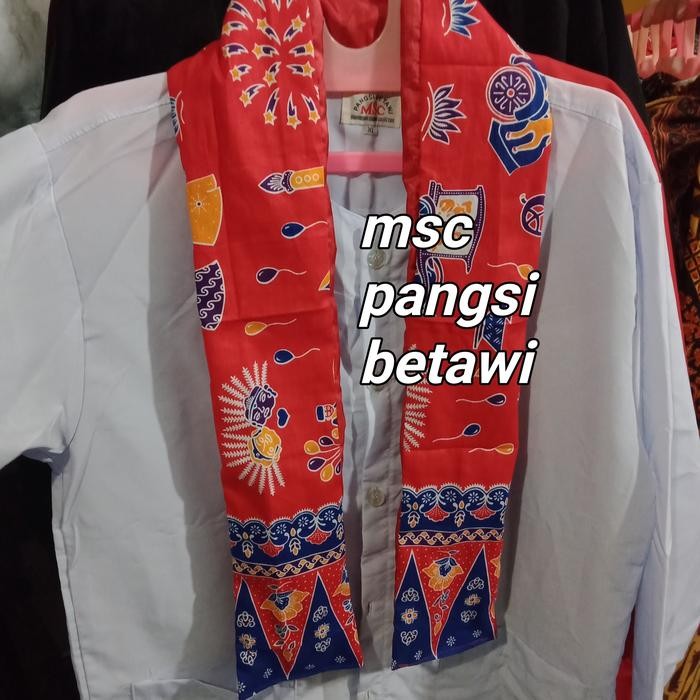 cukin batik ondel ondel - Merah