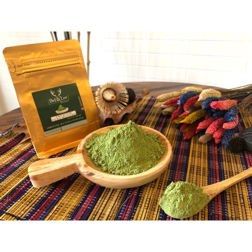 

Premium Pure Matcha Greentea Powder Import (High Quality) HALAL (Bubuk Teh Hijau Murni) 100 gram