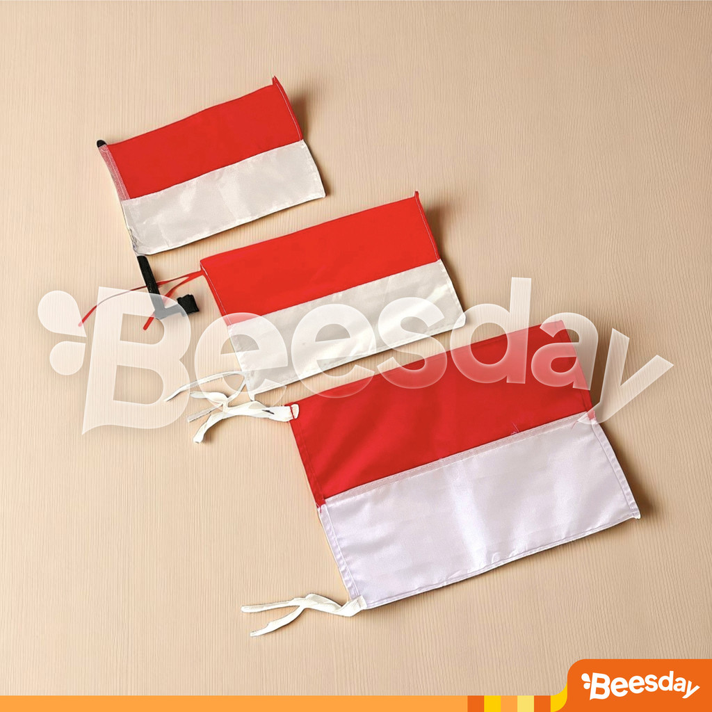 Bendera Mini Merah Putih | Tiang Bendera Sepeda Motor Mobil Dirgahayu RI