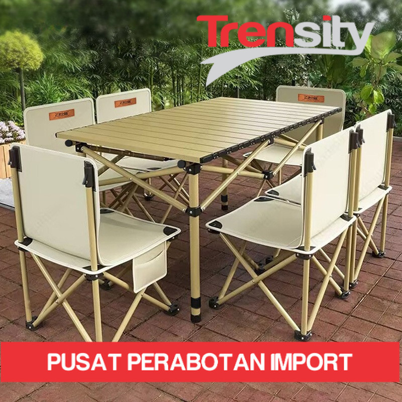 Meja Lipat Outdoor Aluminium Meja Lipat Outdoor Meja Lipat Camping Meja Lipat Portable *TRENSITY*