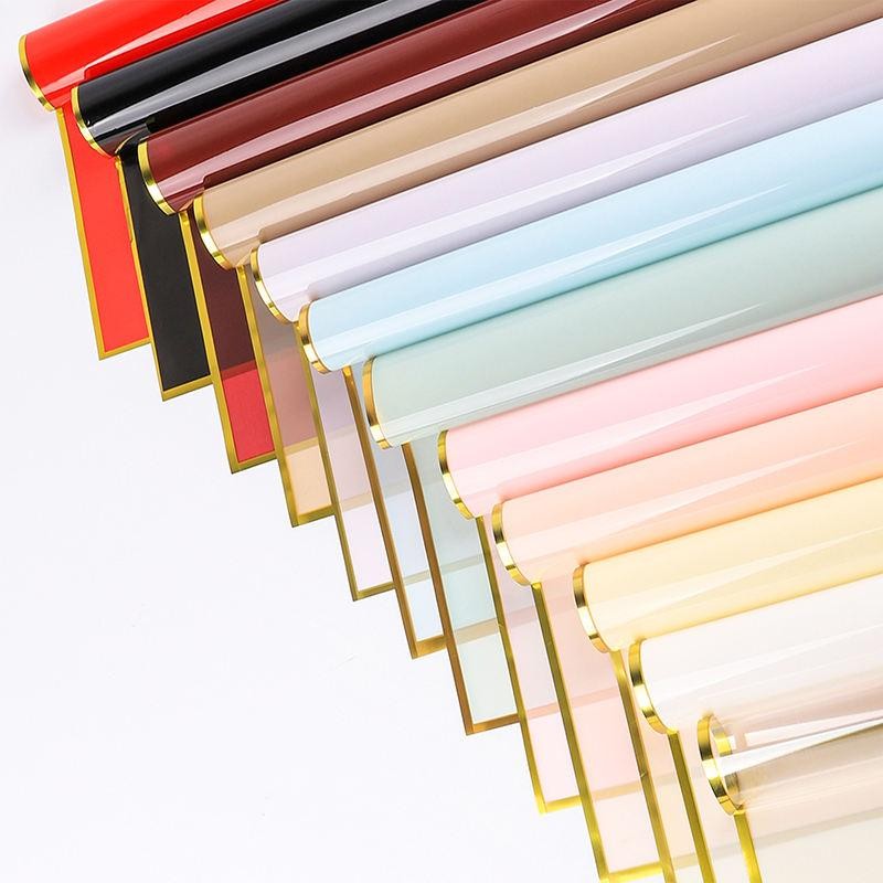 

Kertas Bunga Cellophane Paper Wrapping Paper Kertas Buket Waterproof Premium 58cm x 58cm Grosir