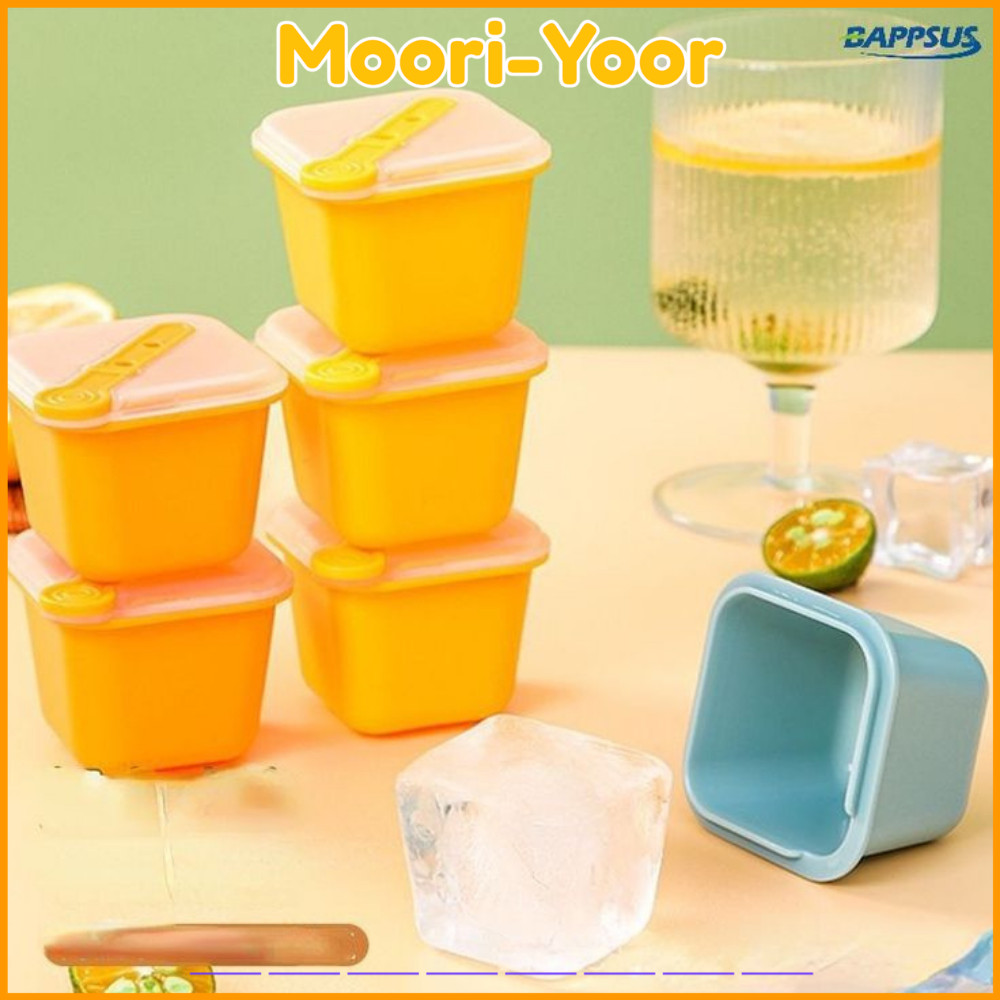 cetakan Kotak mini cetakan Es batu puding jelly kotak kecil cetakan dengan tutup serbaguna