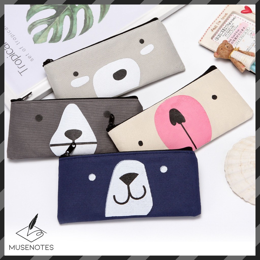 

Tempat Pensil Doggy Pouch Pencil Case Alat Tulis Stationary ATK Kantor Sekolah S-PC005