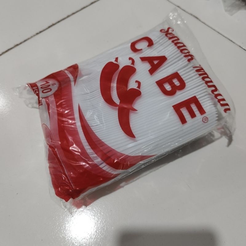 

Sendok Makan Ori Cabe Putih isi 100 pcs per bungkus