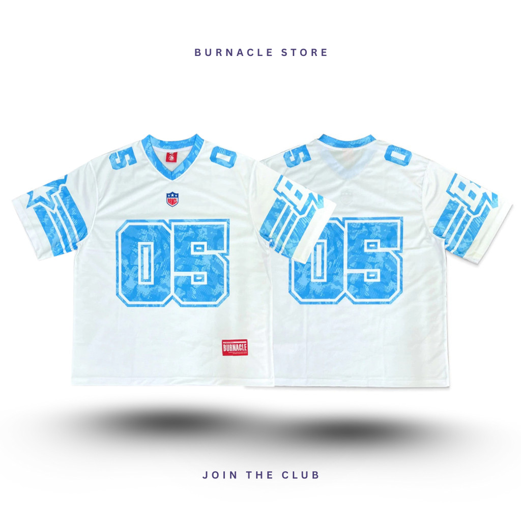 Burnacle #15 Baju Jersey Oversize Fashion Korea Style Cewek Cowok