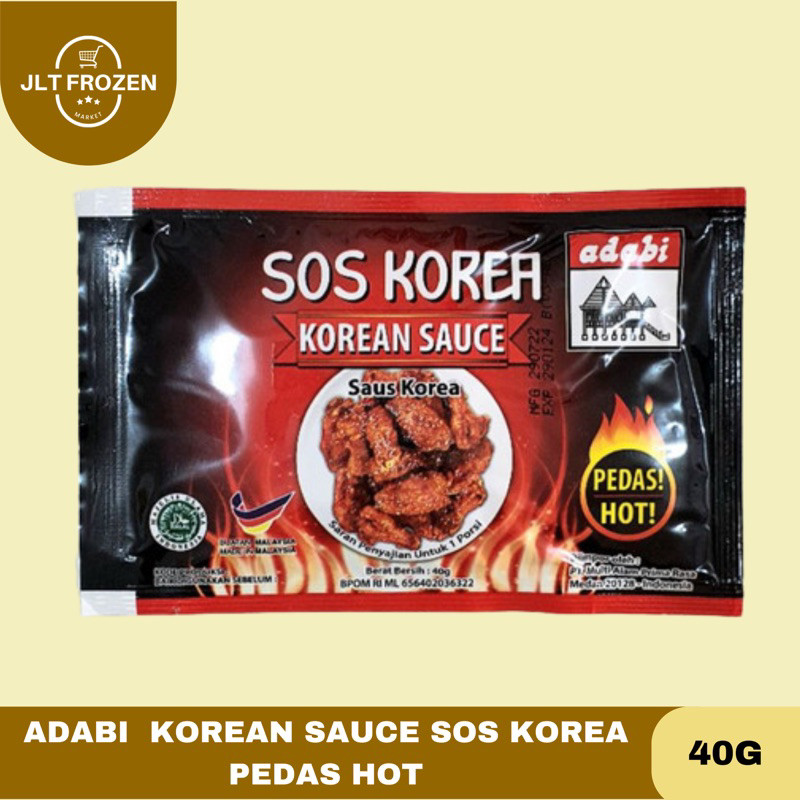 

Adabi Korean Sauce / Saos Korea Spicy / Saus Korea Pedas / Hot Korean Sauce - 40g