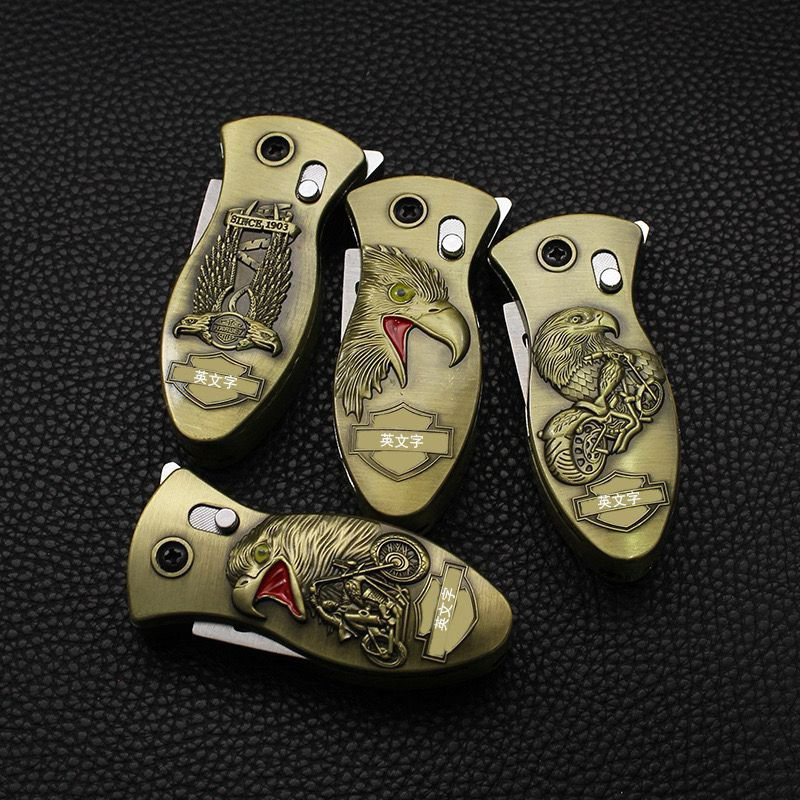 Korek Api Bara Gas Isi Ulang Model Pisau Lipat Unik 602