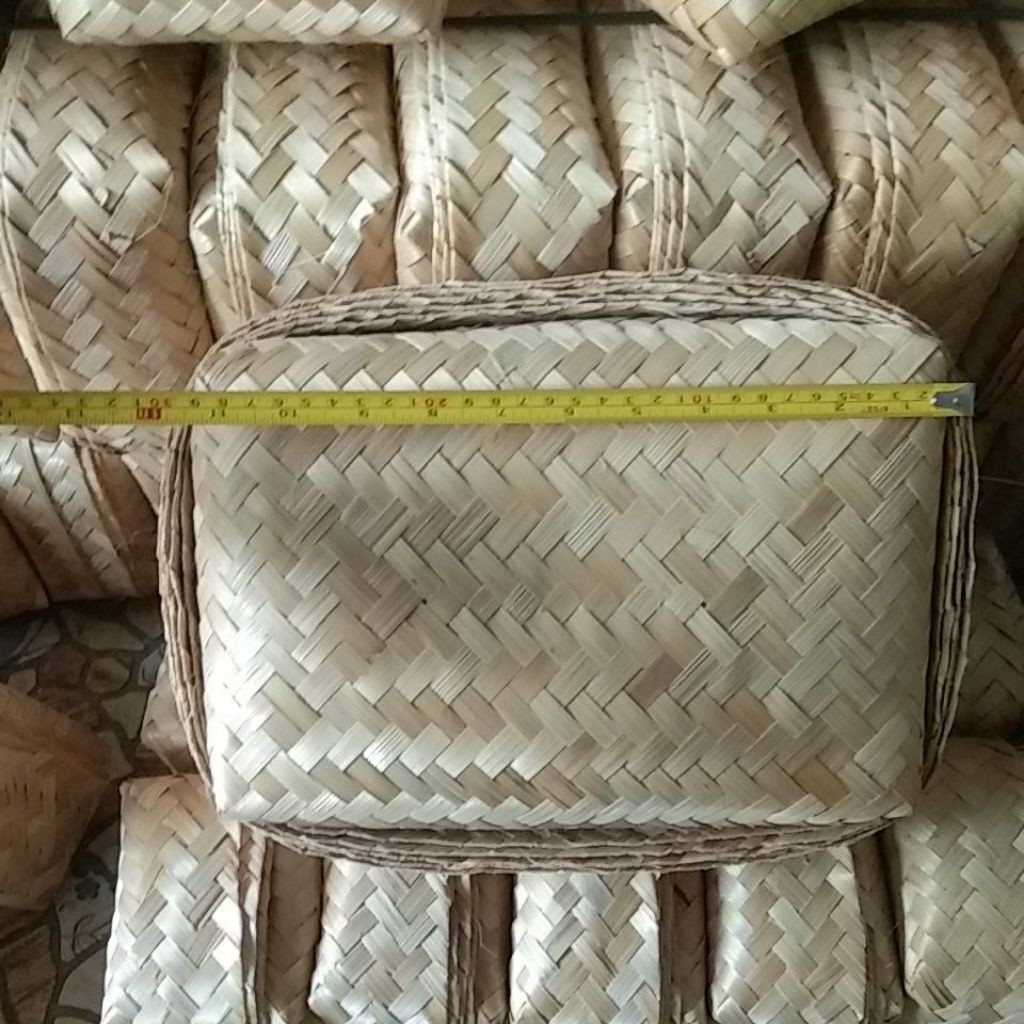 Besek 20x30 Sepasang  Besek Persegi Panjang Grosir Termurah |  Besek Bambu Handmade