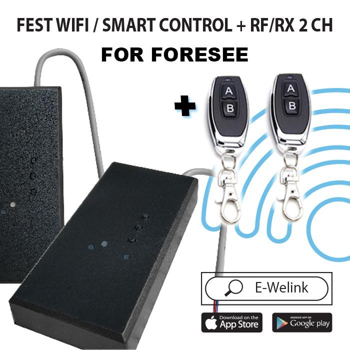 

FEST WIFI SMART CONTROL 2 CH + RECIEVER RF/RX *PLUS REMOTE - 2 Remot