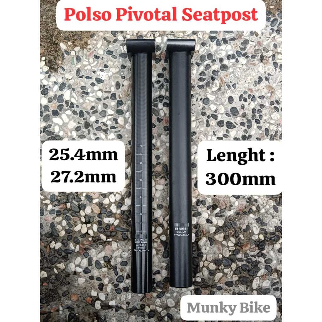 Polso Pivotal Seat Post Tiang Jok Sadel Sepeda BMX DJ Tipe Pivotal Diameter 25.4 27.2 mm Alloy Seatp