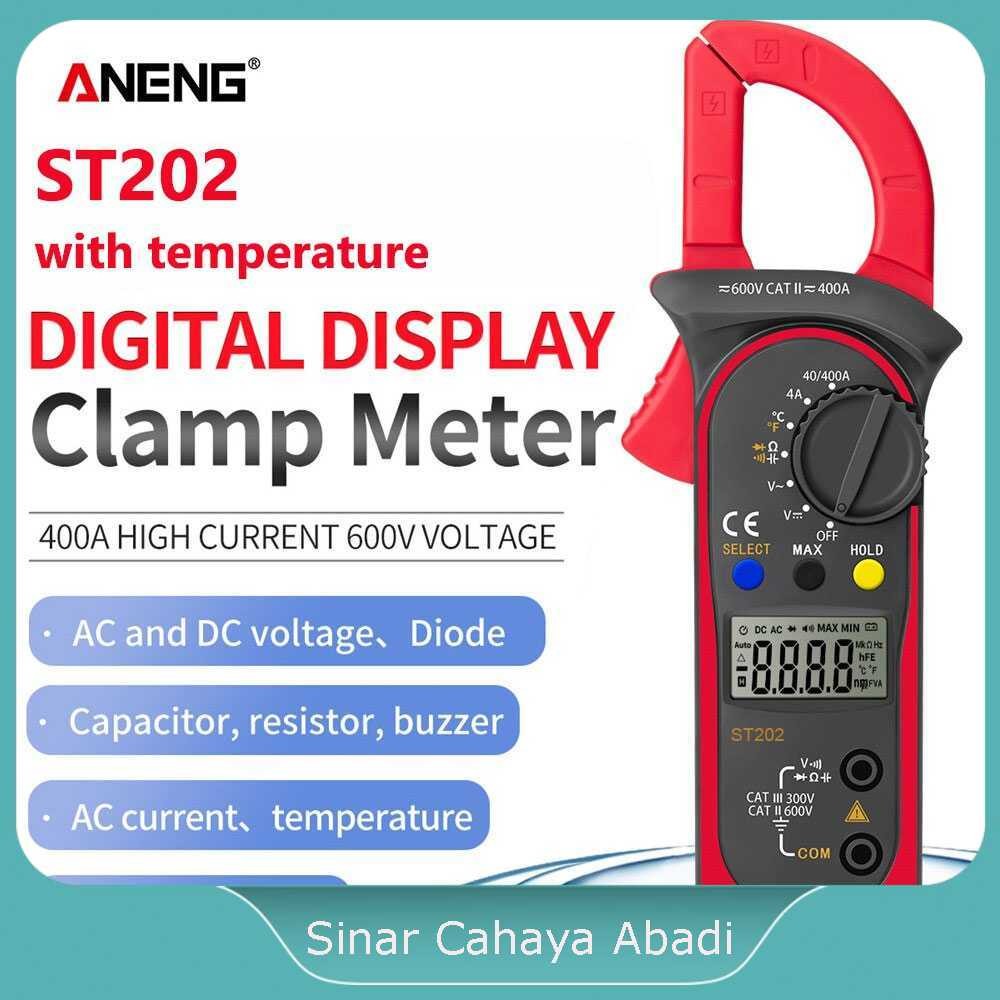 ANENG Digital Multimeter Voltage Tester Temperature - ST202