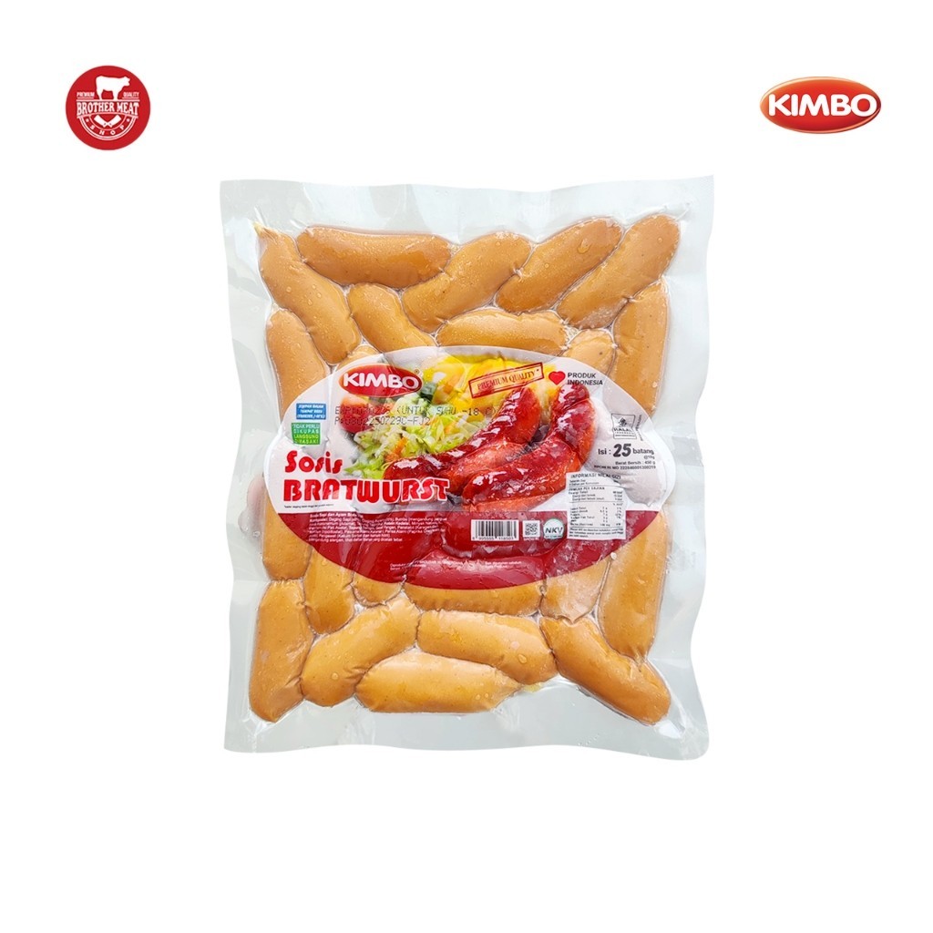 

Kimbo Sosis Bratwurst Mini Cooktail 450gr - Brothermeatshop
