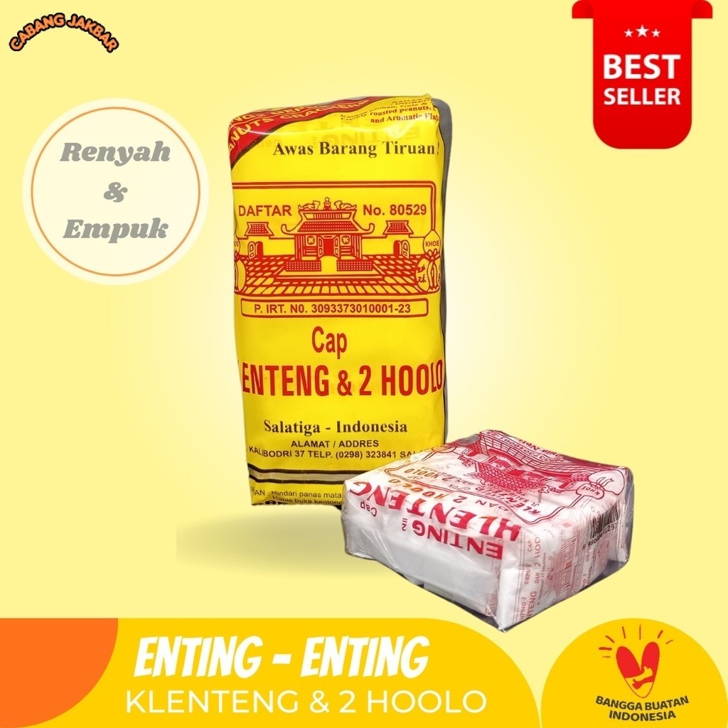 

Enting Enting Gepuk Kacang Cap Klenteng 2 Holo Ukuran Besar Isi 50 Asli Semarang