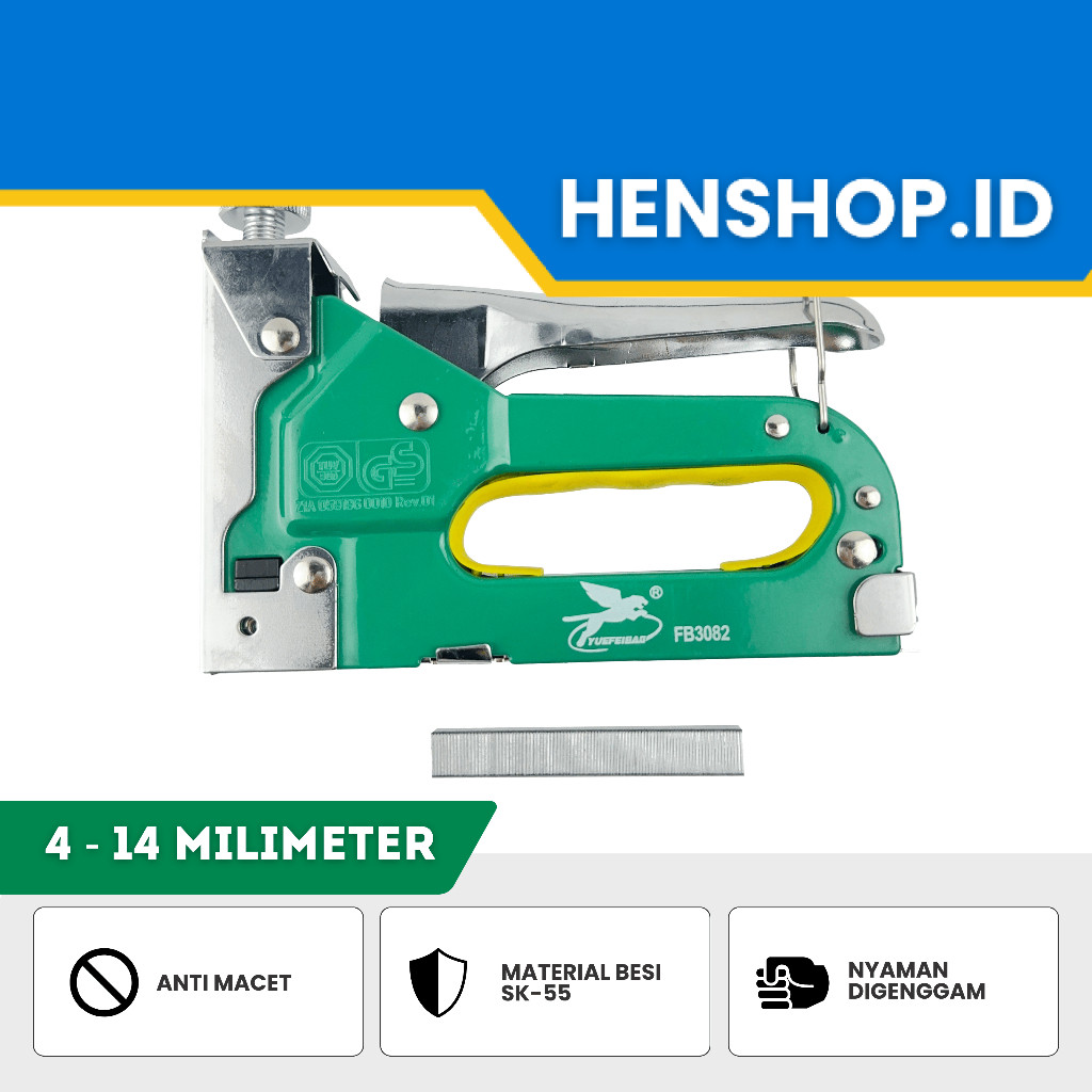 

Feibao Staples Tembak 3 in 1 / Staple Gun 4-14mm / Tembakan Stapler 3in1 / Tools / F66-3082