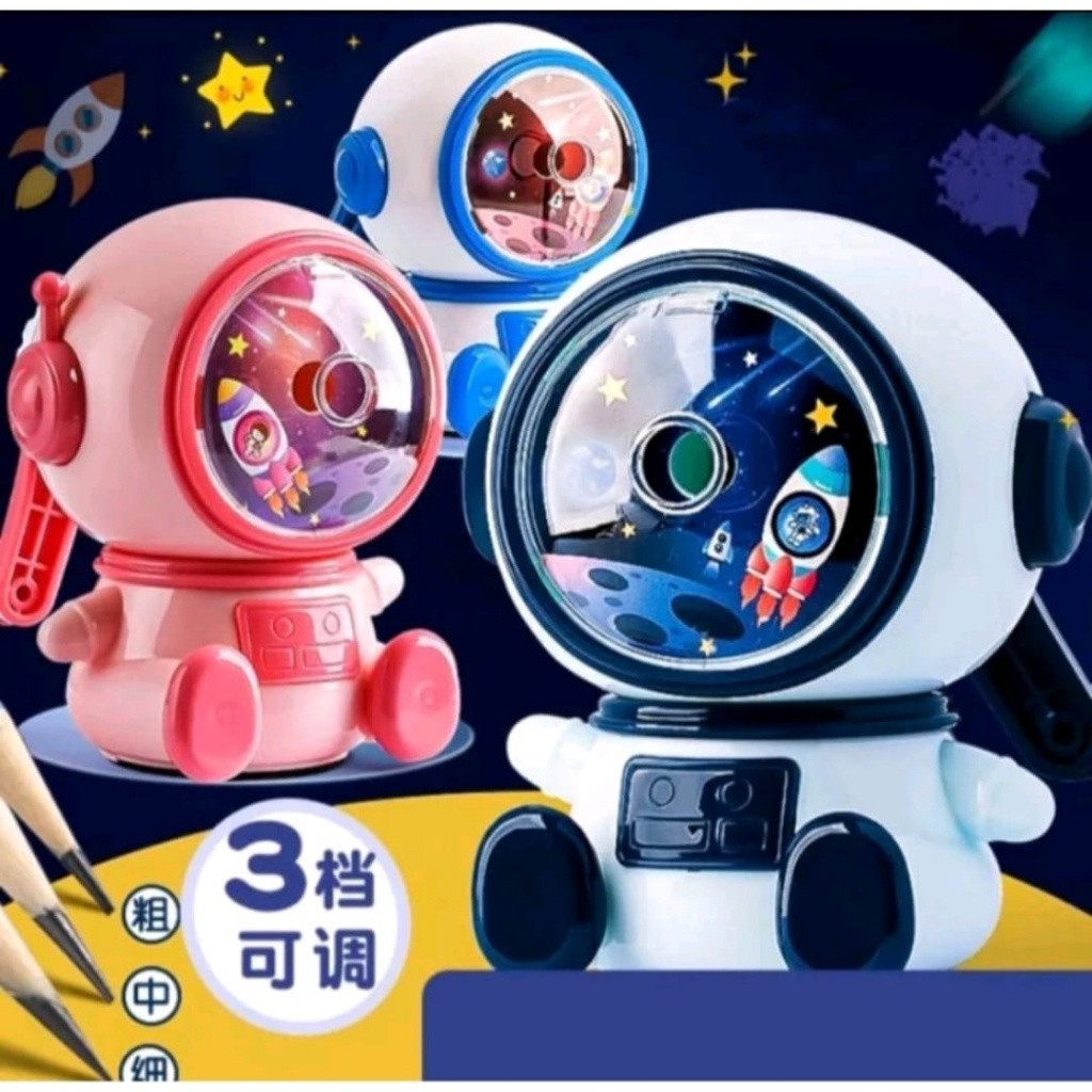 

[ORIGINAL] [COD] Serutan astronot / serutan Pensil putar/ Rautan Pensil Putar