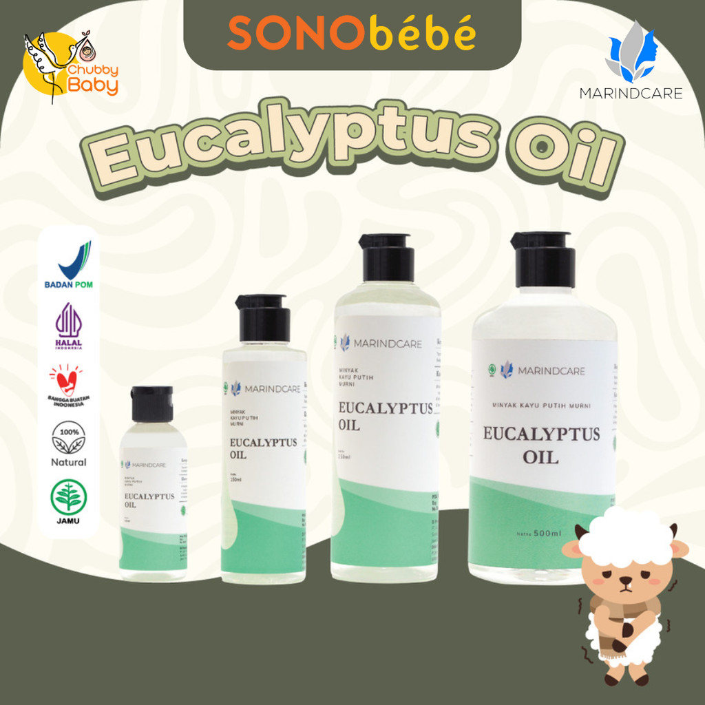 Marindcare - Eucalyptus Oil Pure essential oil | Minyak Eukaliptus
