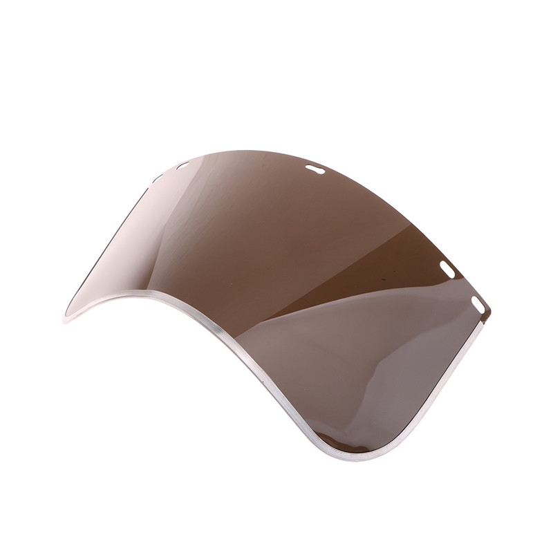 1 Pack Face Shield Replacement Lens Shield Compatible Protective Safety Face Shield For Welding, Gri