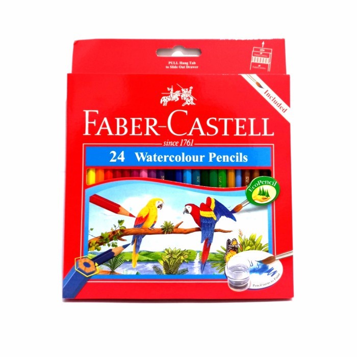 

Faber Castell Pensil Gambar Cat Air Parrot 24 Warna Panjang