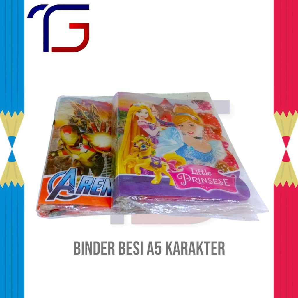 

Binder Besi Karakter Kartun Ukuran A5