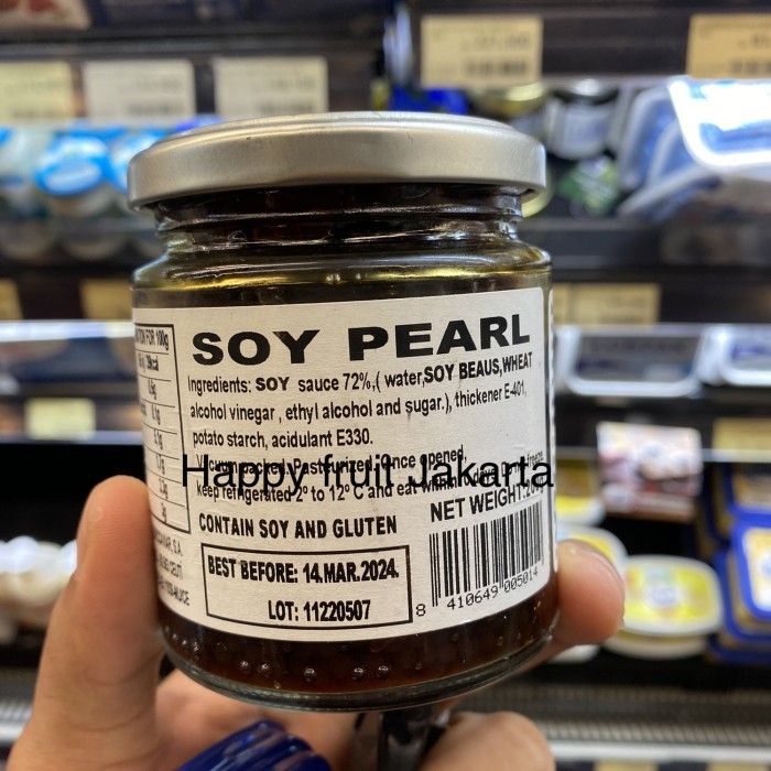 

Larder soy pearl kecap bumbu bentuk butiran 200grm