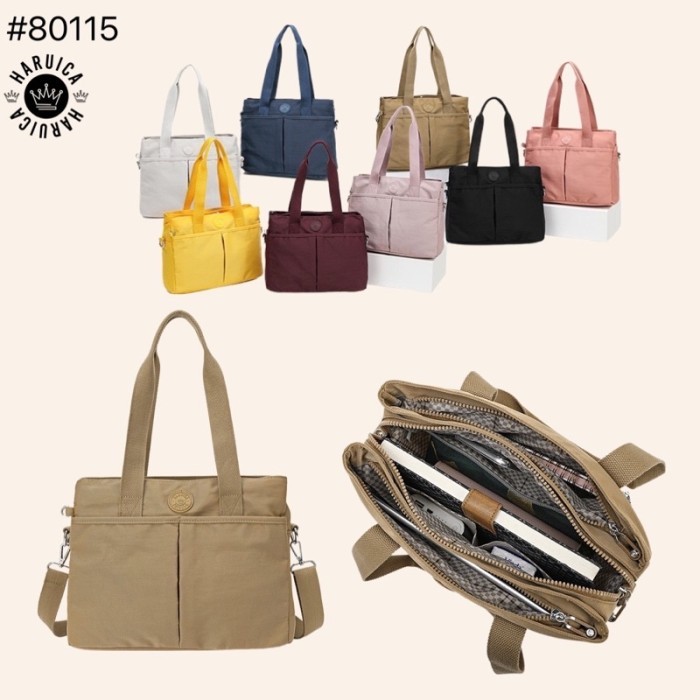 ✨LARIS✨ -HARUICA BAG 80115 - TOTE BAG WANITA - Navy