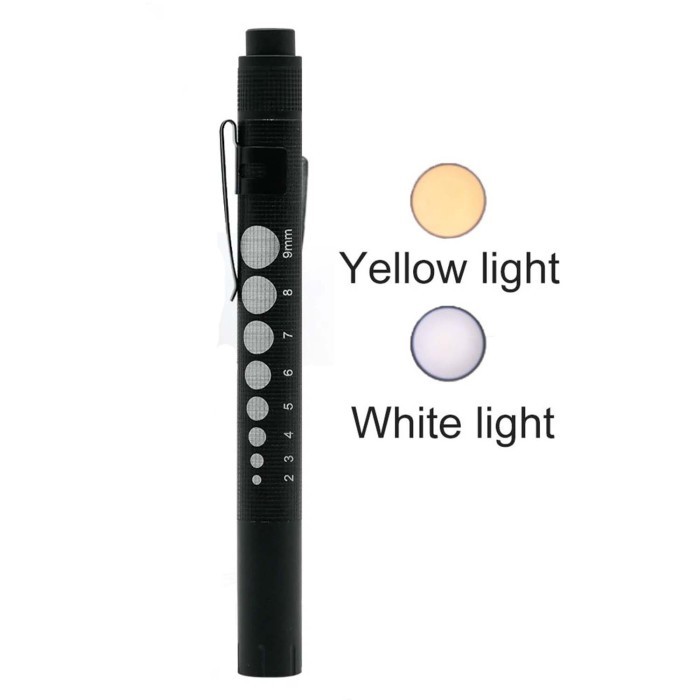 

Multipurpose Medical Two Color LED Penlight Tactical Metal Pen - Pulpen Senter Lampu Survey Lapangan Survei Bolpoin Bolpen Ball Point Rescue Medic Medis Alat Cepat Darurat EDC TCCC IFAK Everyday Carry