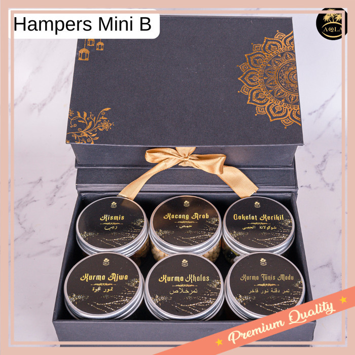 

Hampers Lebaran Unik Lucu Murah Keren buat Pacar / Hampers Sehat Madu Yaman Kurma Ajwa Cemilan Sehat parsel Ramadhan - Hampers Mini B