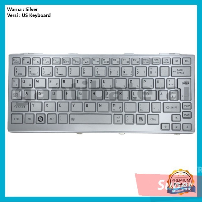 Keyboard Toshiba NB200 NB205 NB250 NB300 NB305