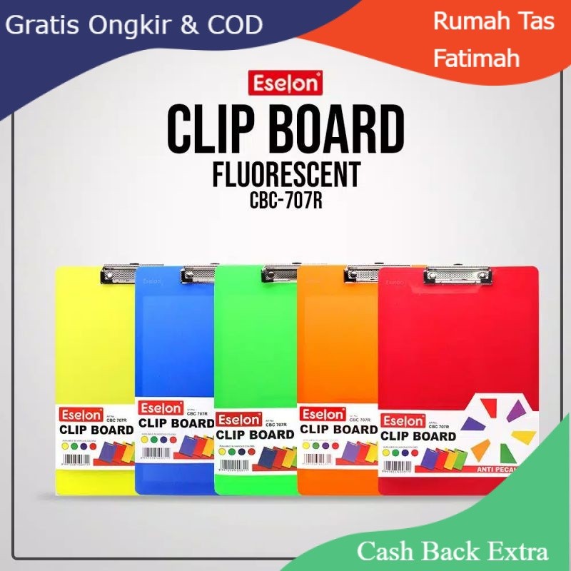 

Promo Clipboard / Clipboard Eselon Fluorescent ANTI PECAH / Clipboard Eselon Fluorescent Murah By Rumah Tas Fatimah