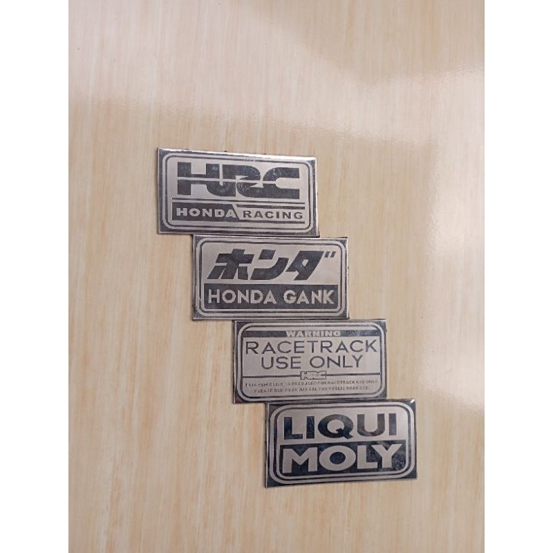 EMBLEM STAINLESS TUTUP SENSOR VARIO 125 VARIO 150 STENLIS COVER SENSOR MOTOR