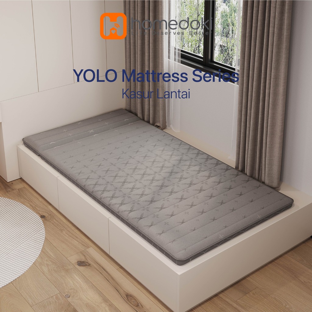Homedoki YOLO Series / Kasur Lantai / Kasur Lipat / Busa Gulung Lantai Travel