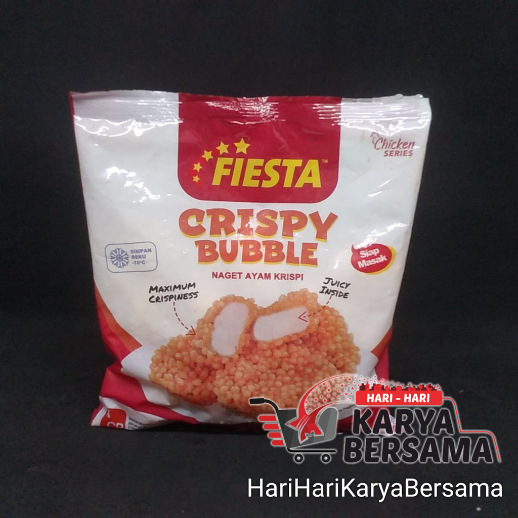 

FIESTA CRISPY BUBBLE NAGET AYAM KRISPI 400GR