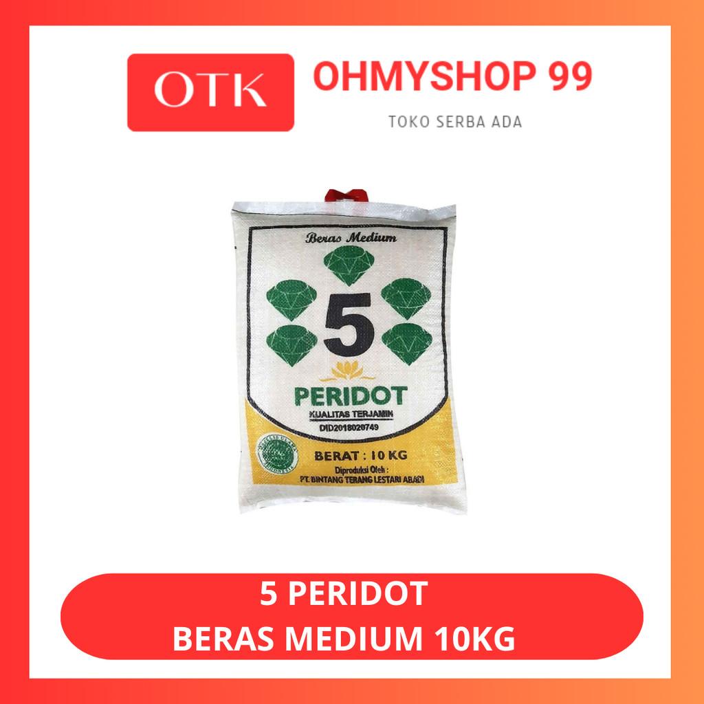 

Beras 5 Peridot Beras Medium 10kg