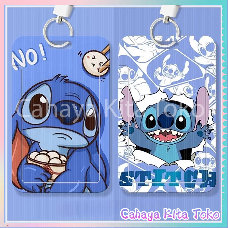 

ID CARD HOLDER/SARUNG KARTU/pesanan Hadiah Khusus/SUPPORT HARGA GROSIR/Stitch yang lucu