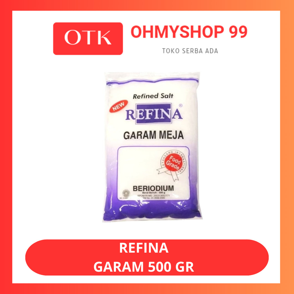 

Refina Garam Ber Yodium 500gr
