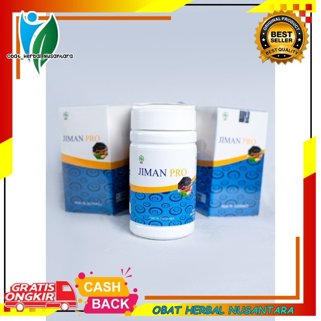 Kapsul Herbal Jiman Pro | 100% ASLI | JIMAN PRO obat herbal terpercaya mengatasi berbagai macam peny