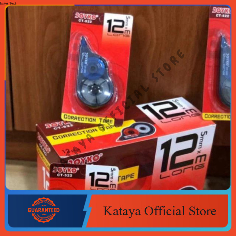 

Tipex Kertas Joyko CT-522 ISI - 12 PCS/Box