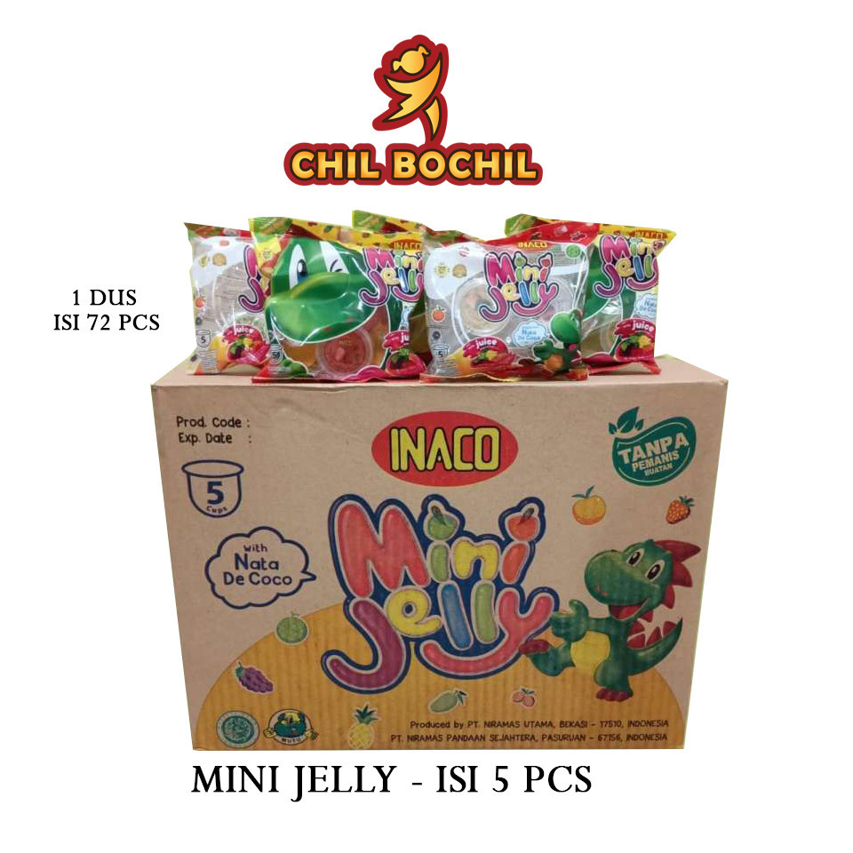 

1 DUS MINI JELLY ISI 5 ( 1 DUS = 72 PAK X 5 PCS ) - CHIL BOCHIL