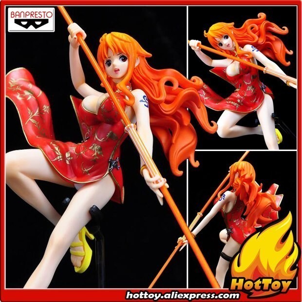 ORIGINAL BANDAI One Piece Scultures BWFC v6 NAMI - NEW & VERY RARE