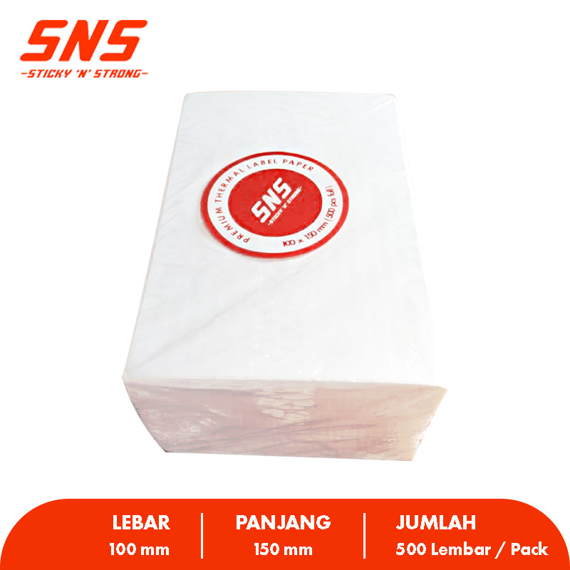 

I* Label RESI MARKETPLACE Thermal 100x150mm 500 Lembar Stiker Thermal 100x150 mm A6 500 Lembar